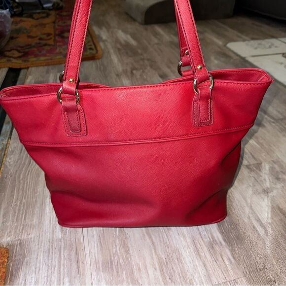 🎒TOMMY HILFIGER RED Tote bag EUC - Picture 13 of 13